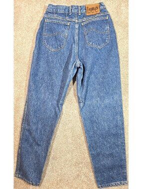 Lee Vintage Mom Jeans High Waist USA Made 100% Cotton Medium Wash Juniors 11 Med